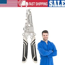 Electricians Pliers Long Nose Wire Stripper Cable Cutter Crimper Multifunctional