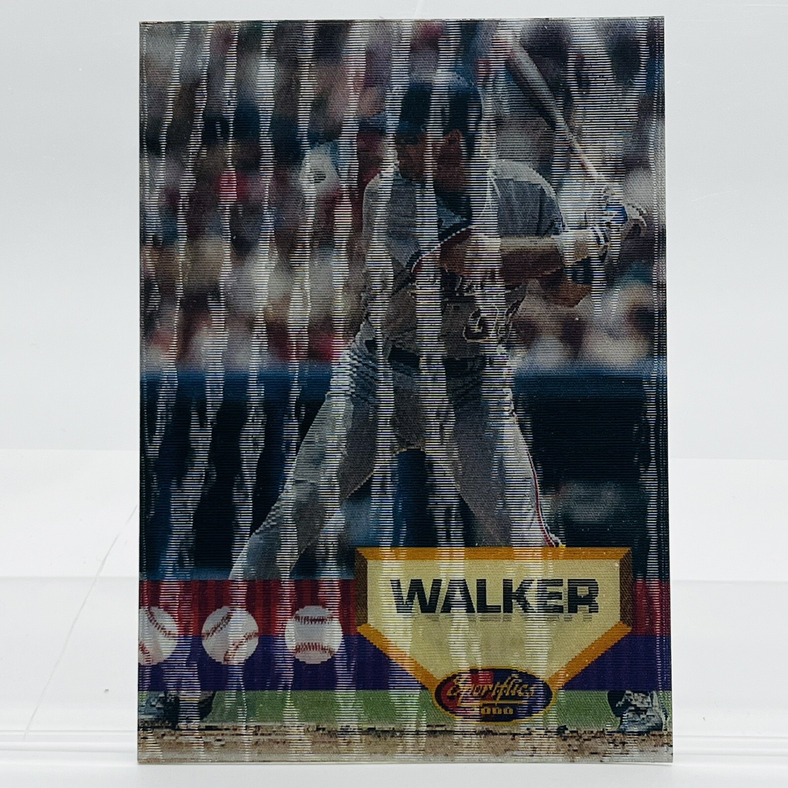 1994 Sportflics Larry Walker #77 Montreal Expos