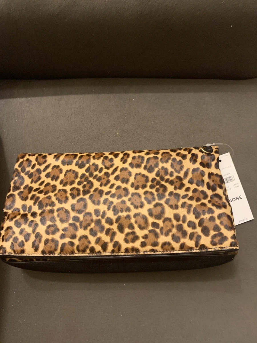 Leopard Circle Handle Clutch Purse - Julia McKee