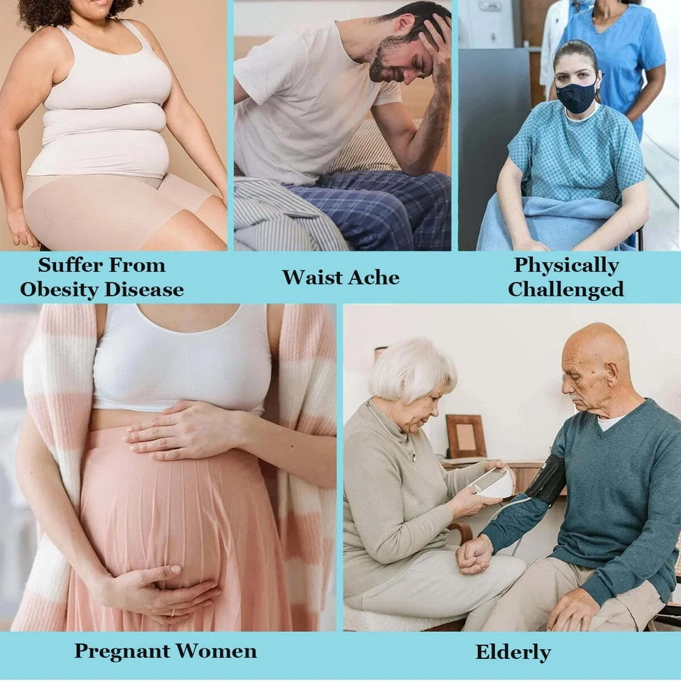 Toilet Aid Set for Wiping,Long Handle Butt Wiper Body Shower Brush & Toilet Aids - Image 4 of 4