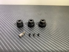 Mod .8 32P Steel Pinion Gear Set 16T 18T 20T Fit 1/10 32 Pitch RC Spur Gear