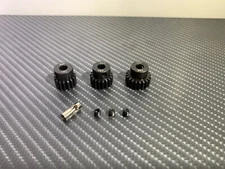 Mod .8 32P Steel Pinion Gear Set 16T 18T 20T Fit 1/10 32 Pitch RC Spur Gear