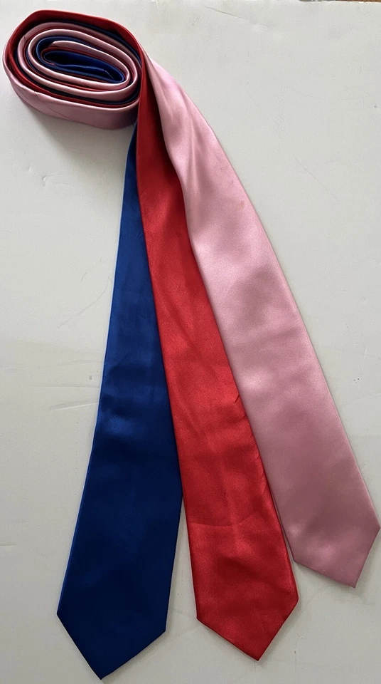 3 MEN'S SATIN NECK TIE LOT - Image 2 of 3