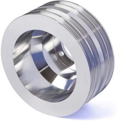 Small Block Chrysler Crankshaft Pulley 4V 4 Groove  318 340 360 MOPAR HIGH FLOW
