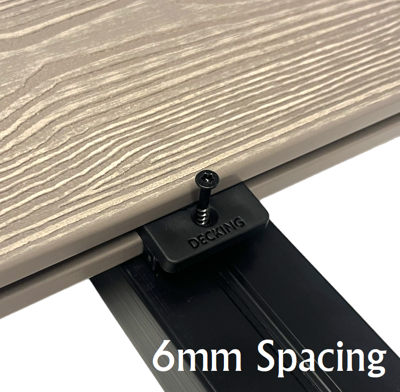 100 Pcs. Composite Decking T Clips Fixing Timber & Self Drill Screw eBay