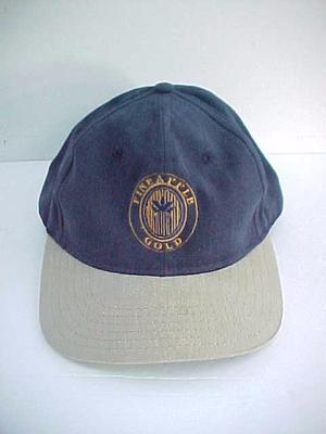1999 NEW ORLEANS PINEAPPLE GOLD CAP HAT - ONE SIZE FITS ALL - Excellent Cond.