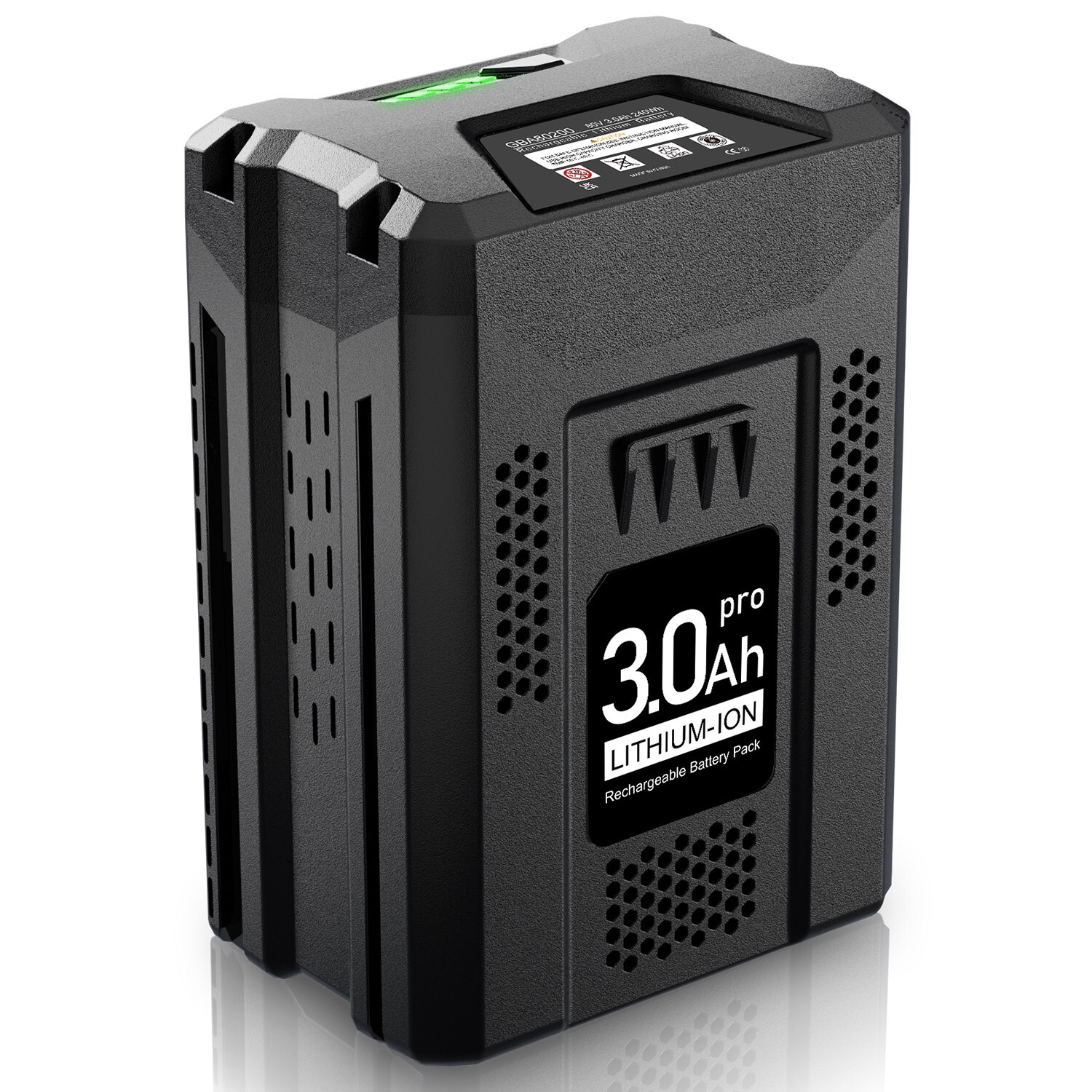 2pack For Greenworks Battery 80V 3.0Ah Lithiumion GBA80200 80 Volt Power Tools eBay