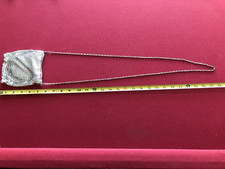 VINTAGE SILVER MESH SMALL OVER THE SHOULDER BAG