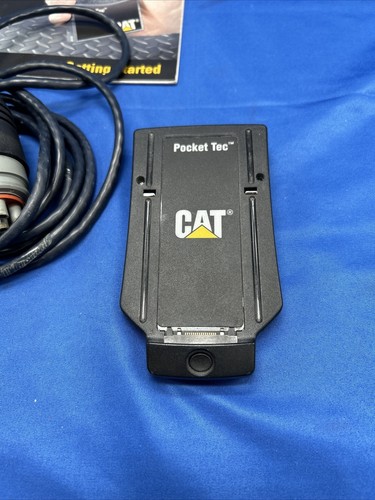 Caterpillar Pocket Tec Palm 130m With 2 Cradles And 1 6 Pin Data Cable Untested - Picture 8 of 13