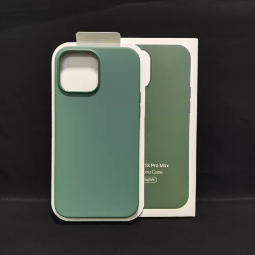 Custodia in silicone con cover MagSafe per iPhone 16 15 14 13 Pro Max 15 Plus 15 Pro - Foto 70 di 77