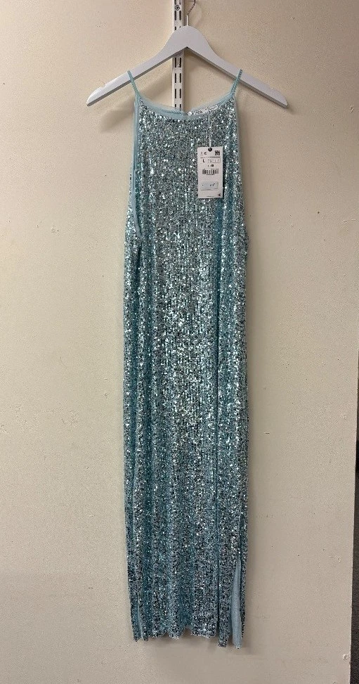Zara Sequin Blue Dresses for Women for sale | eBay UK