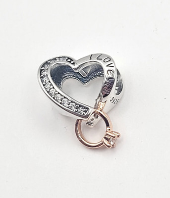 I Love You  925 Sterling Silver Charm Pendant For Bracelet Or Necklace