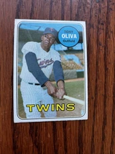 1969 Topps #600 TONY OLIVA HOF Minnesota Twins