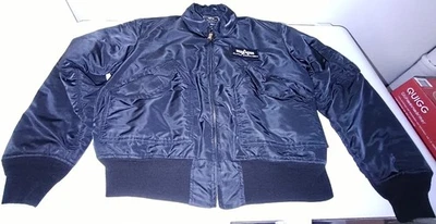 Alpha Industries Bomberjacke CWU 45 Schwarz XL Jacke - Bild 1 von 4