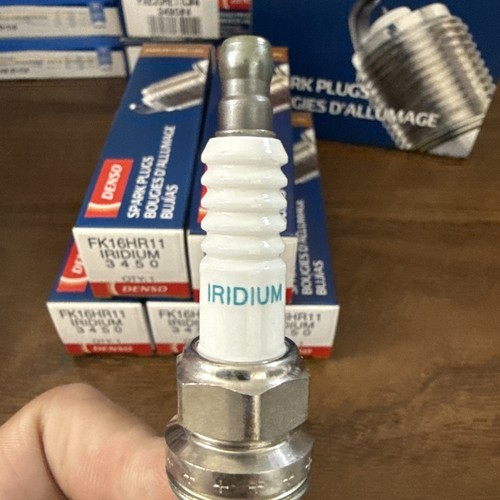 6 DENSO 3450 IRIDIUM LONG-LIFE POWER Performance Spark Plugs FK16HR11 - Picture 3 of 4