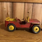 1940's Marx Pressed Steel Willys Jeep - Original - 11”x 5 1/2 X 4 1/2