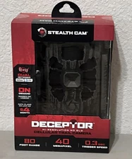 Stealth Cam Deceptor Cellular Trail Cam 40 MP 80 Ft Range No Glo Verizon & AT&T