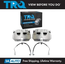 TRQ Front Brake Caliper Set Fits 08-18 Ford E-150 E-250 E-350 E-450 Super Duty