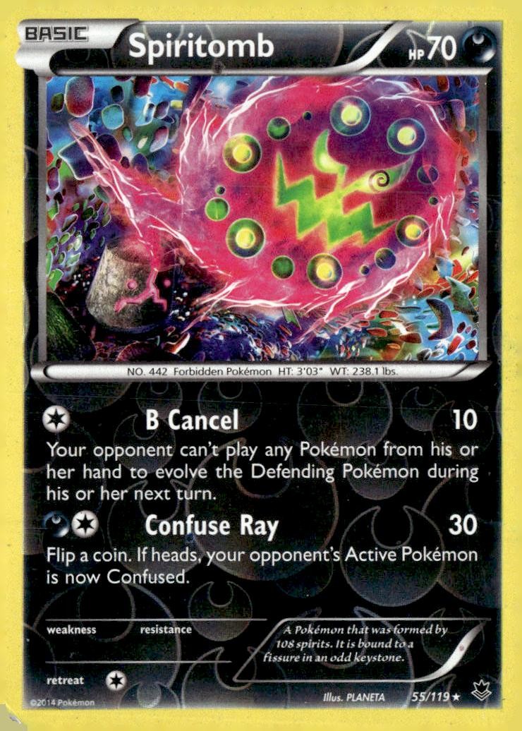 XY - Phantom Forces #55/119 Spiritomb
