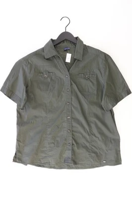 Cecil Kurzarmbluse Regular Bluse für Damen Gr. 48, XXL olivgrün aus Baumwolle - Bild 1 von 4