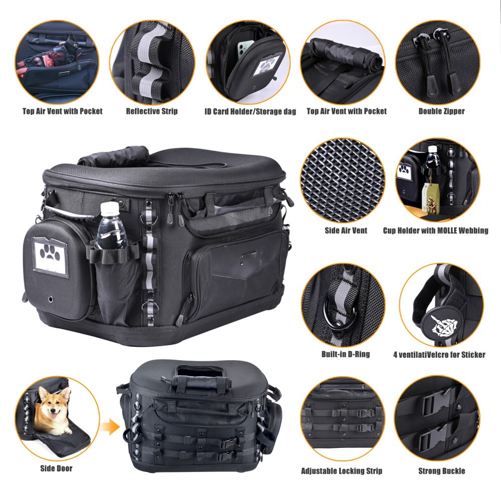 ペットバッグ Motorcycle Dog Carrier Bag Motorcycle Pet Carriers Pet Luggage Bag