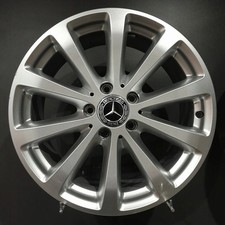 1x Alufelge 17 Zoll 7.5" 5x112 40ET Matt Silber A2134011300 Mercedes-Benz W213