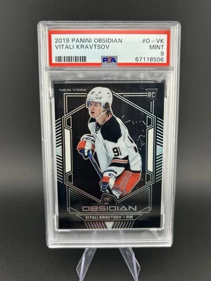2019 Panini Obsidian NHL Ice Hockey New York Rangers /199 PSA 9 - Image 1 of 3