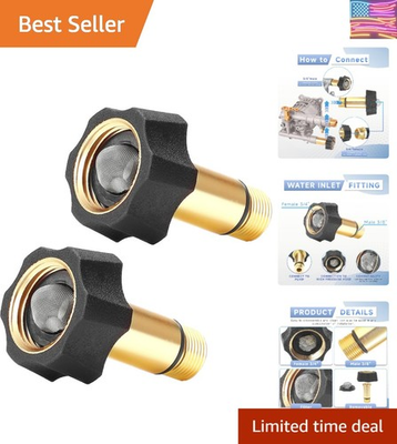 #ad Pressure Washer Pump Parts Water Inlet Fitting 3 4quot; Female to 3 8quot; Male Pres... $31.77