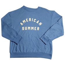 Cat  Jack Boy Size M Blue American Summer Sweatshirt FREE S H NWT