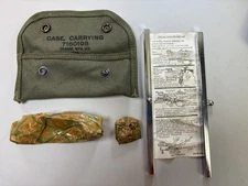 WWII U.S. M15 Grenade Launcher Sight w/ 1944 Carrying Case & Instructions