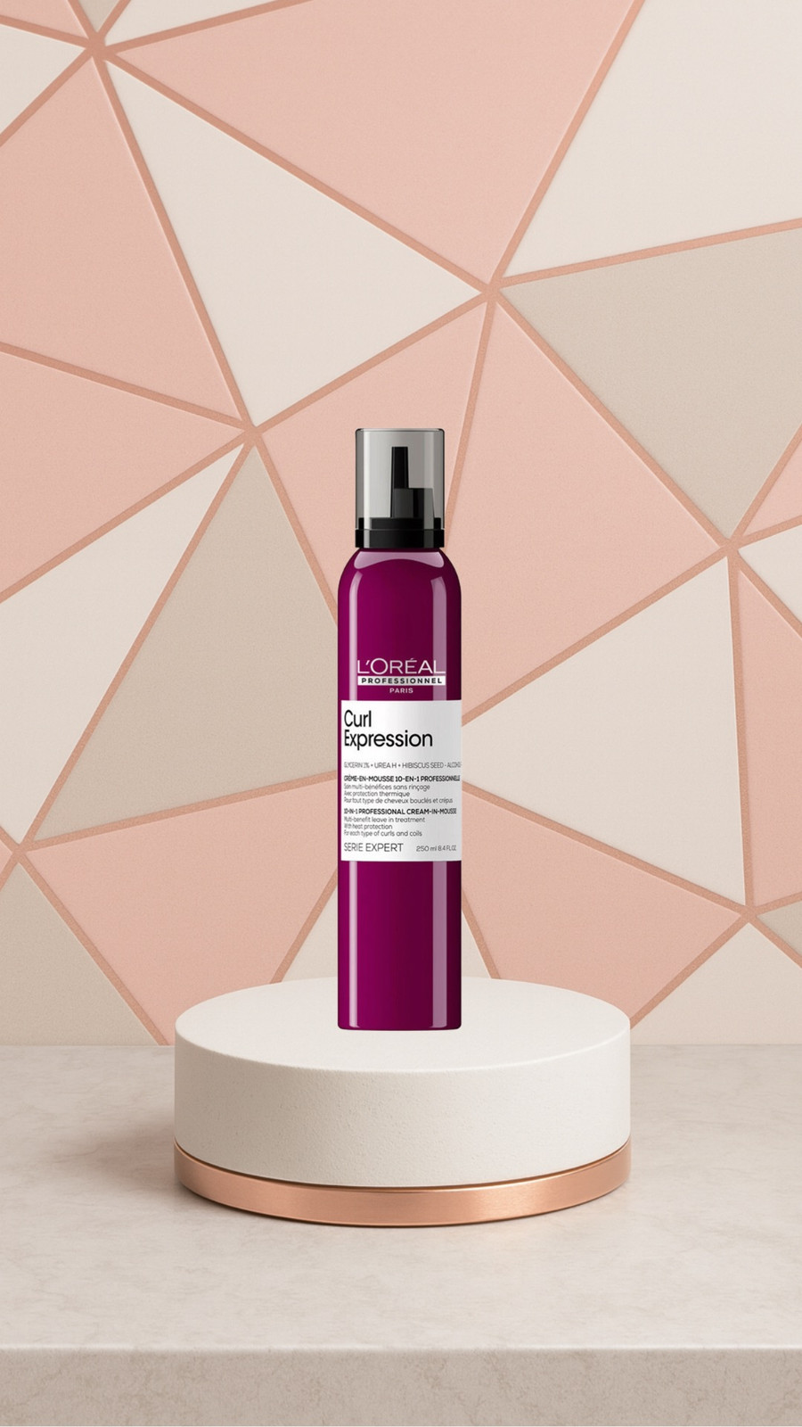 Mousse 10-en-1 Curl Expression crème de soin définition et hydratation intense