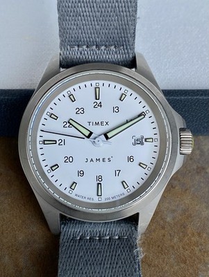 Timex x James Brand Expedition North Titanium White TW2V48600