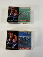 Lot Of 2 JVC MDV60KL3P 60/90 Mins Digital Video Cassette DVM60 New Sealed