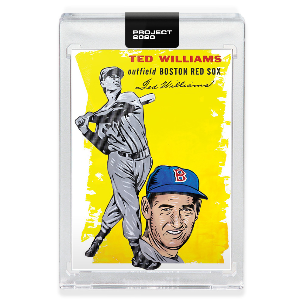 Topps PROJECT 2020 Card 189 Ted Williams by Blake Jamieson - PR: 4684