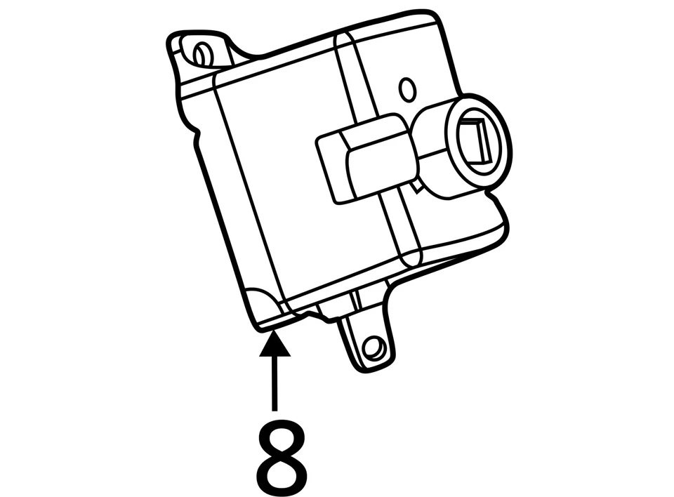 Переключатель зажигания обычный брелок зажигания подходит для 15-20 CARAVAN 3009274 - Изображение 4 из 4