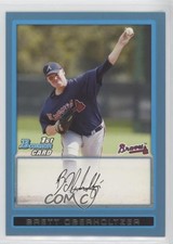 2009 Bowman Prospects Blue 367/500 Brett Oberholtzer #BP75 h6c