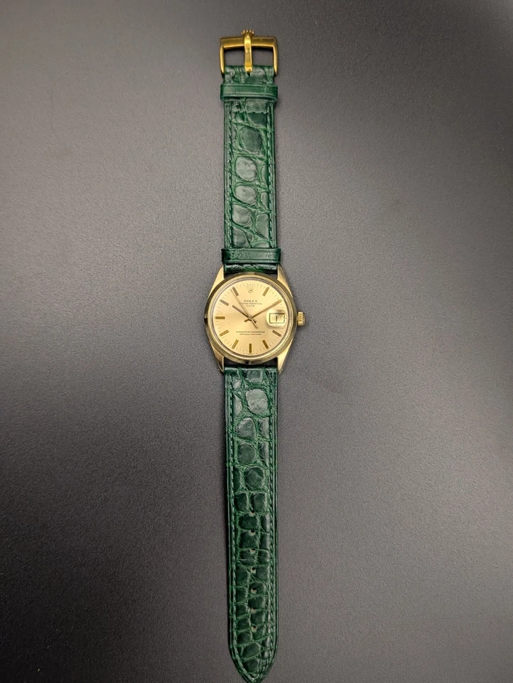 Rolex Oyster Perpetual Date 1550 - 14k Gold Capped - 34mm  - Image 3 of 4