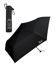Wpc IZA Folding Umbrella Black UV Protection UPF50 Compact Lightweight