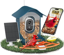 Smart Bird Feeder with Camera, 2K HD AI Identify Birds Species, Bird Watching Ca
