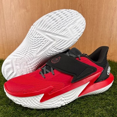 Under Armour Curry Fox 2 Red Black Basketball Shoes 6011008-008 Men's Size 11.5