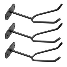 3pcs Heavy Duty Wall Mount Gravity Feed Spray Gun Holder Heat Gun Cup Work