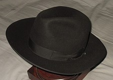 Authentic Borsalino Alessandria Wide Brim Fedora Made in Italy 7 1/8 Beautiful