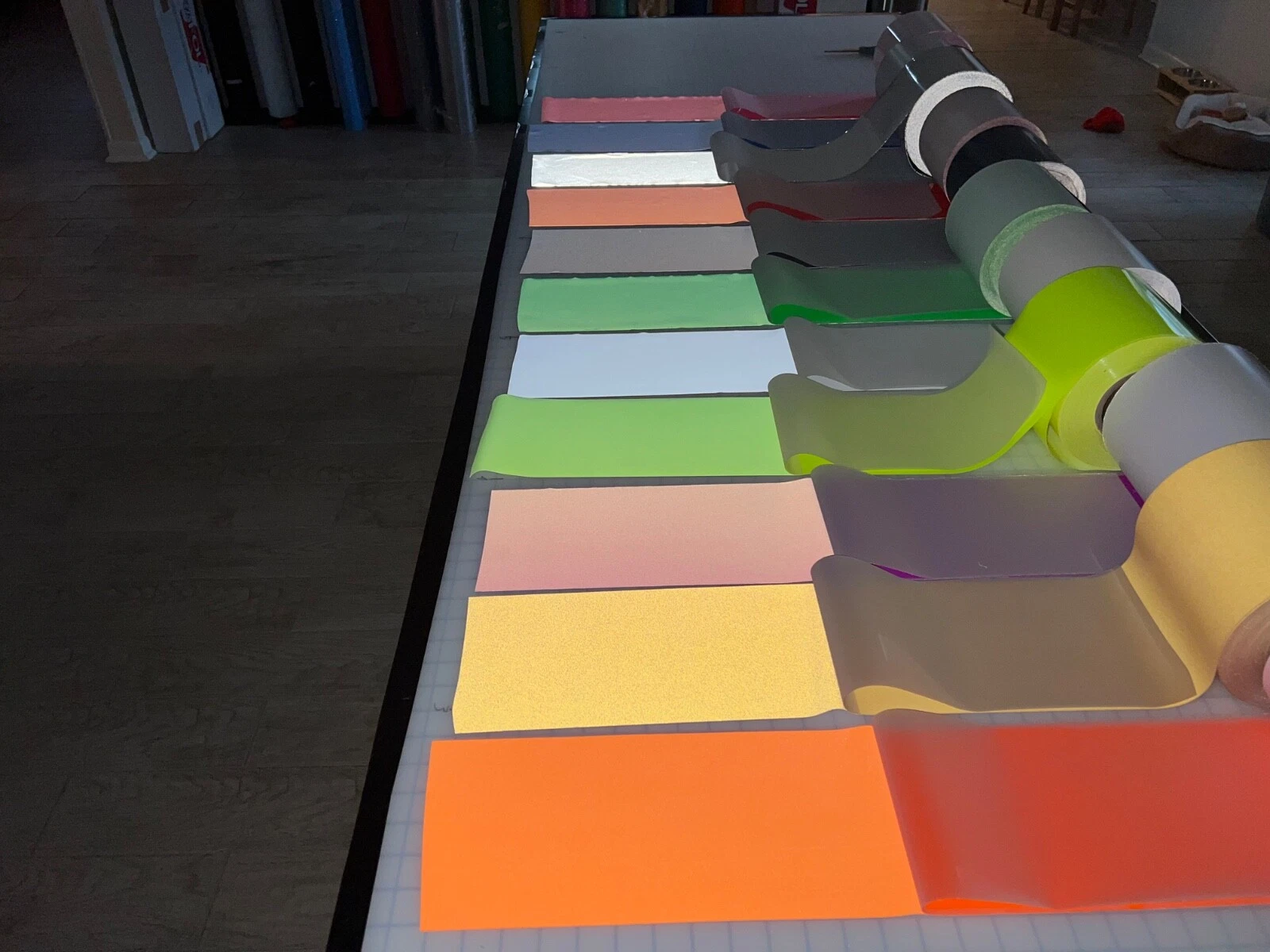 REFLECTIVE IRON ON- 0.75" 1" 2" 4" 6" Widths- 11 Different Colors - 10' 20' 30' image 12