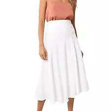 Dissh White Linen Aisle Bridal Bow Midi Dress - AU 6 US 2 | eBay Australia