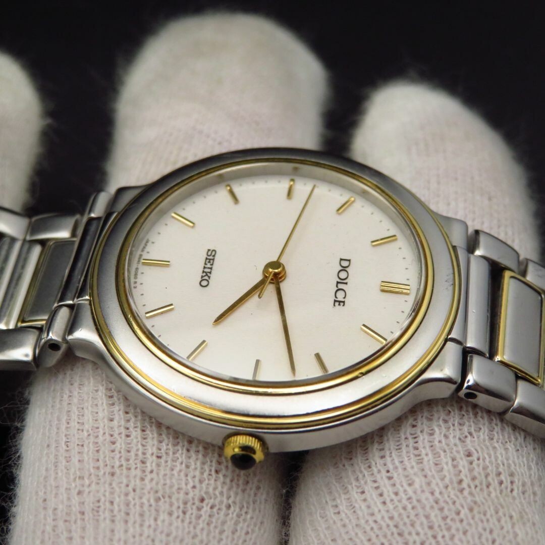 SEIKO DOLCE ホワイト文字盤 ゴールドメッシュ SEIKO DOLCE ホワイト文字盤 ゴールドメッシュ