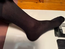 New $30 Men 3 Pairs 100% Nylon Sheer  Dore Dore Falke Executive Dress Socks