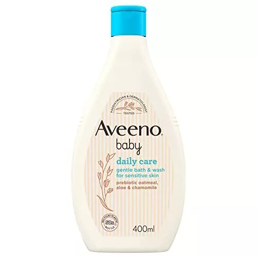 Product Image for Aveeno Baby Baby Gentle Bath and Wash, White, 400 ml (Pack of 1)