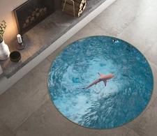 3D Ocean Special Shark NBC5210 Animal Game Rug Mat Elegant Photo Carpet Mat Romy
