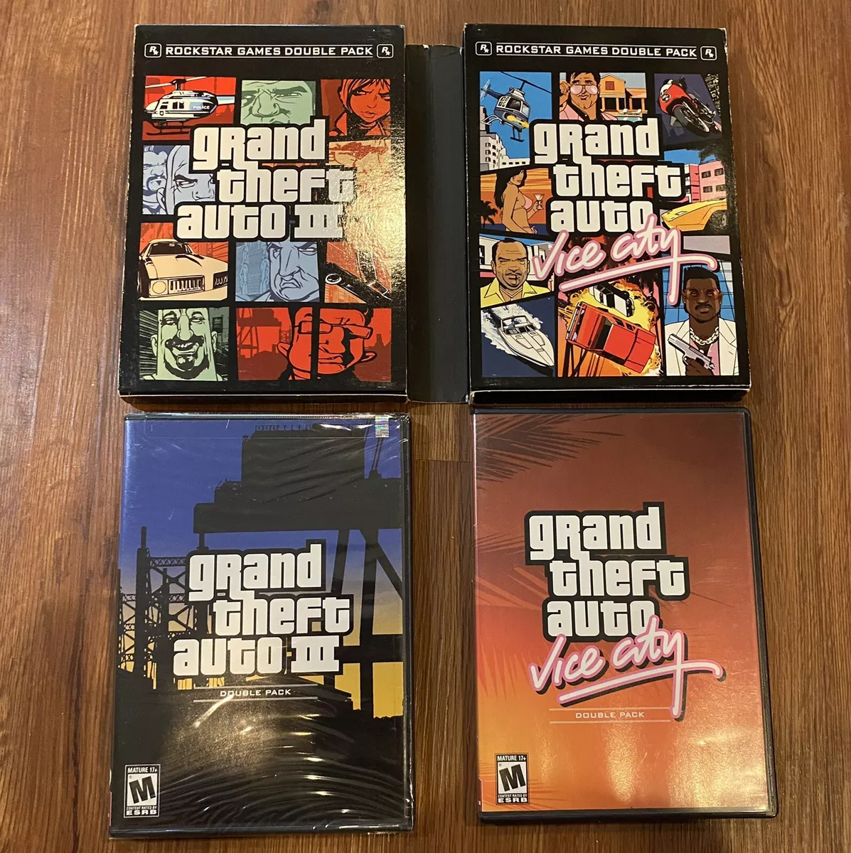 Grand Theft Auto Double Pack: Grand Theft Auto III / Grand Theft Auto Vice  City - PlayStation 2