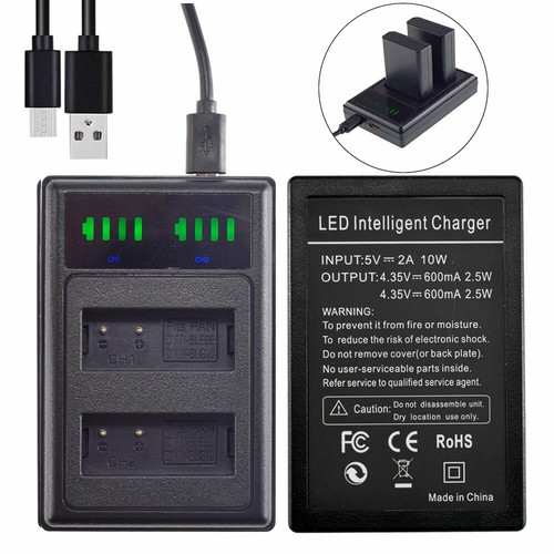 DMWBLG10E Battery Charger for Panasonic Lumix DCGX9 TZ202 DMCGF3 GF5